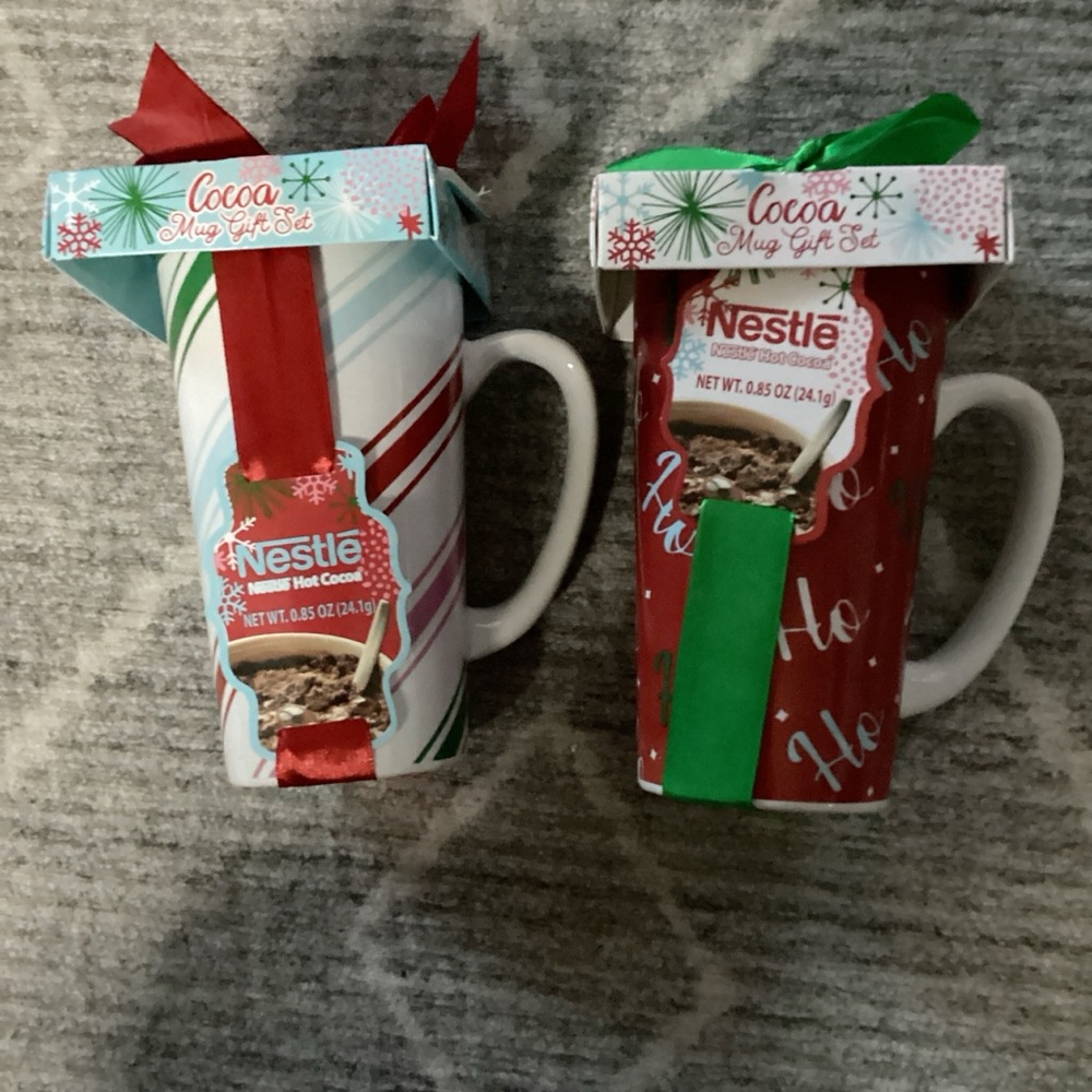 Othr Festive Cocoa Mug Gift Set - Red and White